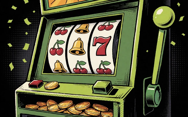 Comic-Spielautomat mit Kirschen und goldener Sieben - Kategorie Automatenspiele mit 8.300+ Slots bei Zoccer